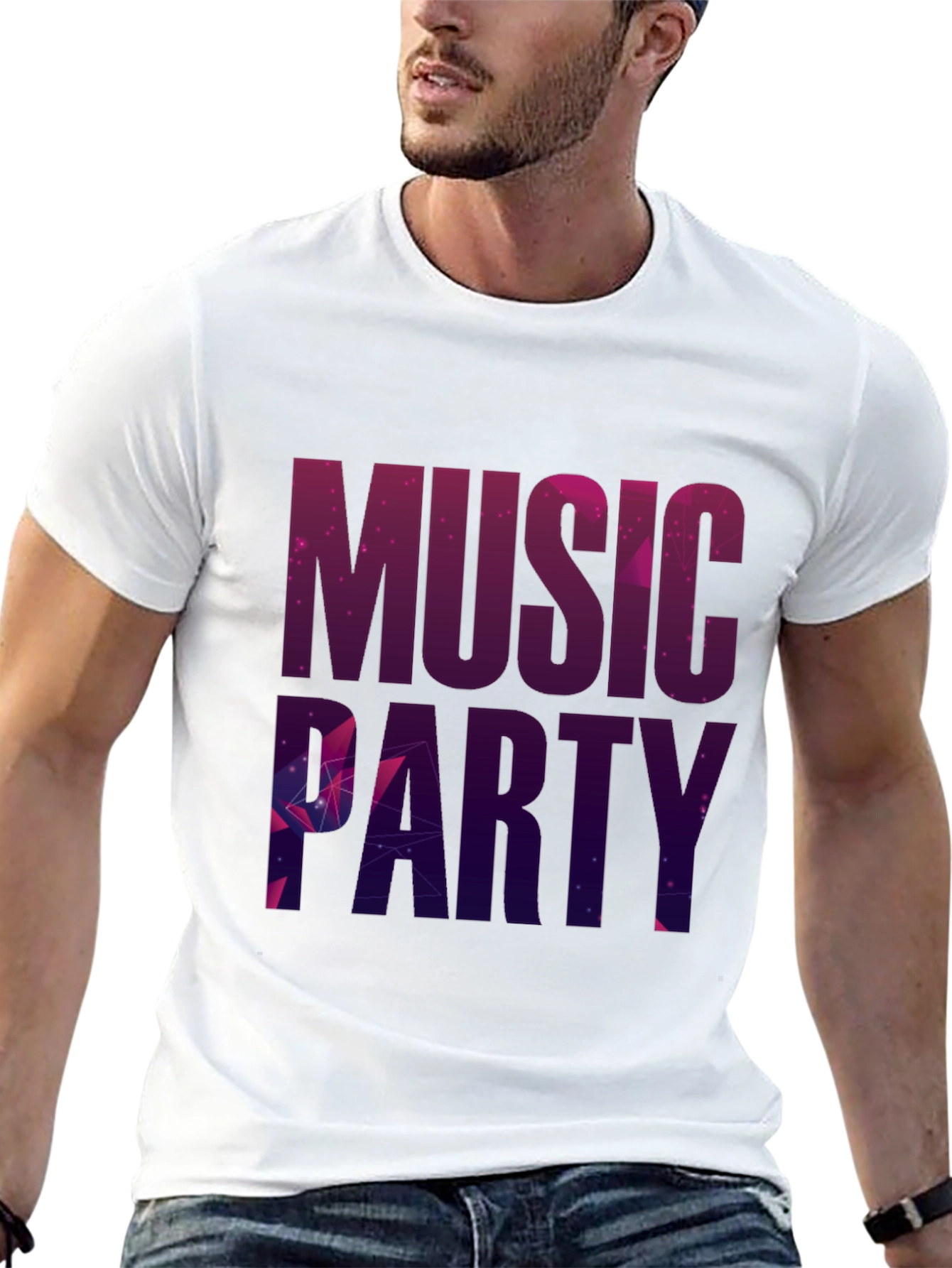 Music Party Black T-Shirt