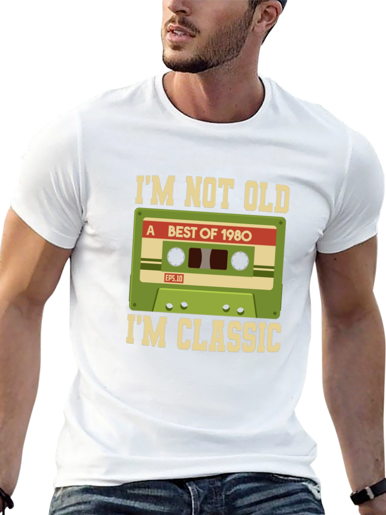 Retro 1980s Cassette Tape Graphic T-Shirt