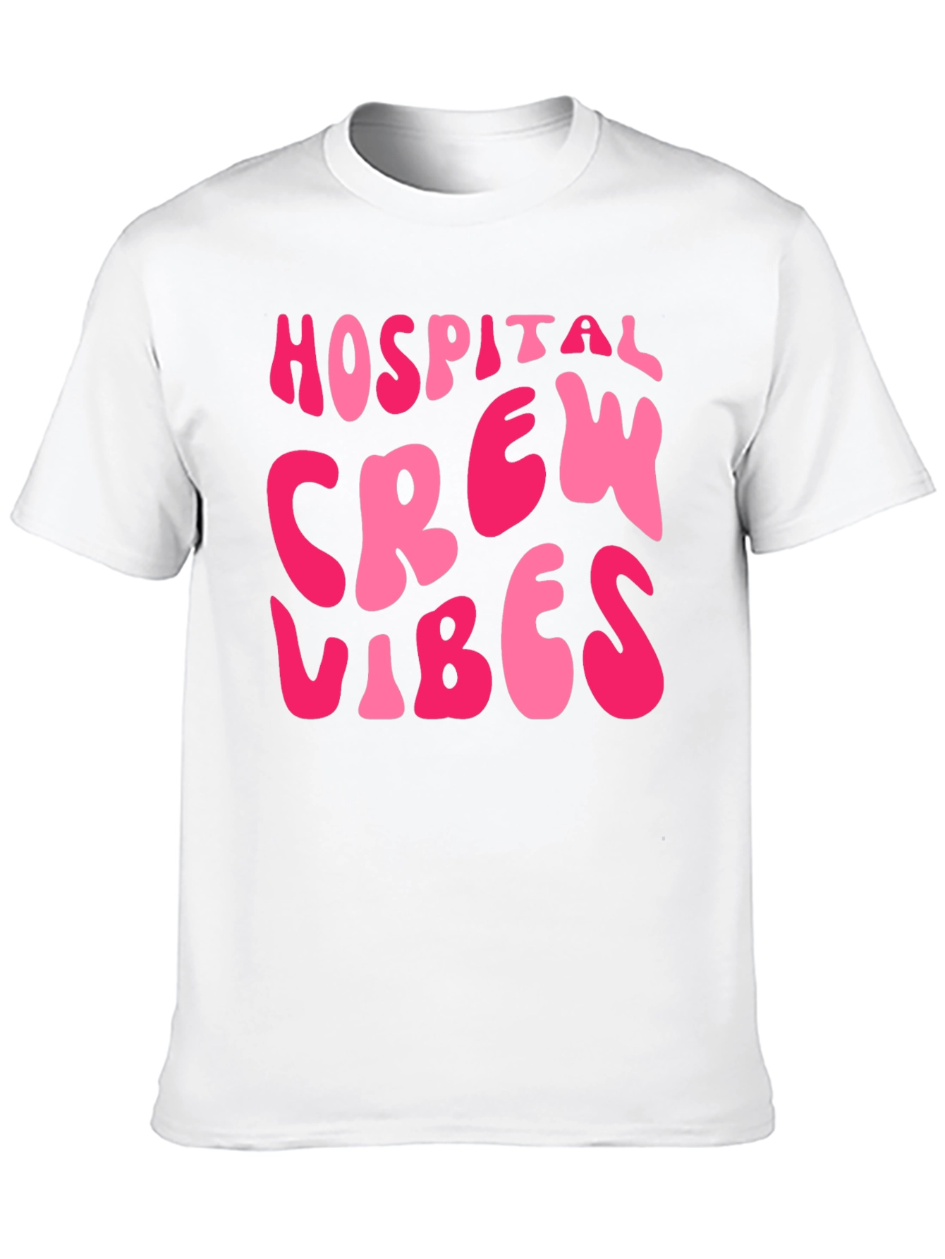 Hospital Crew Vibes Black T-Shirt