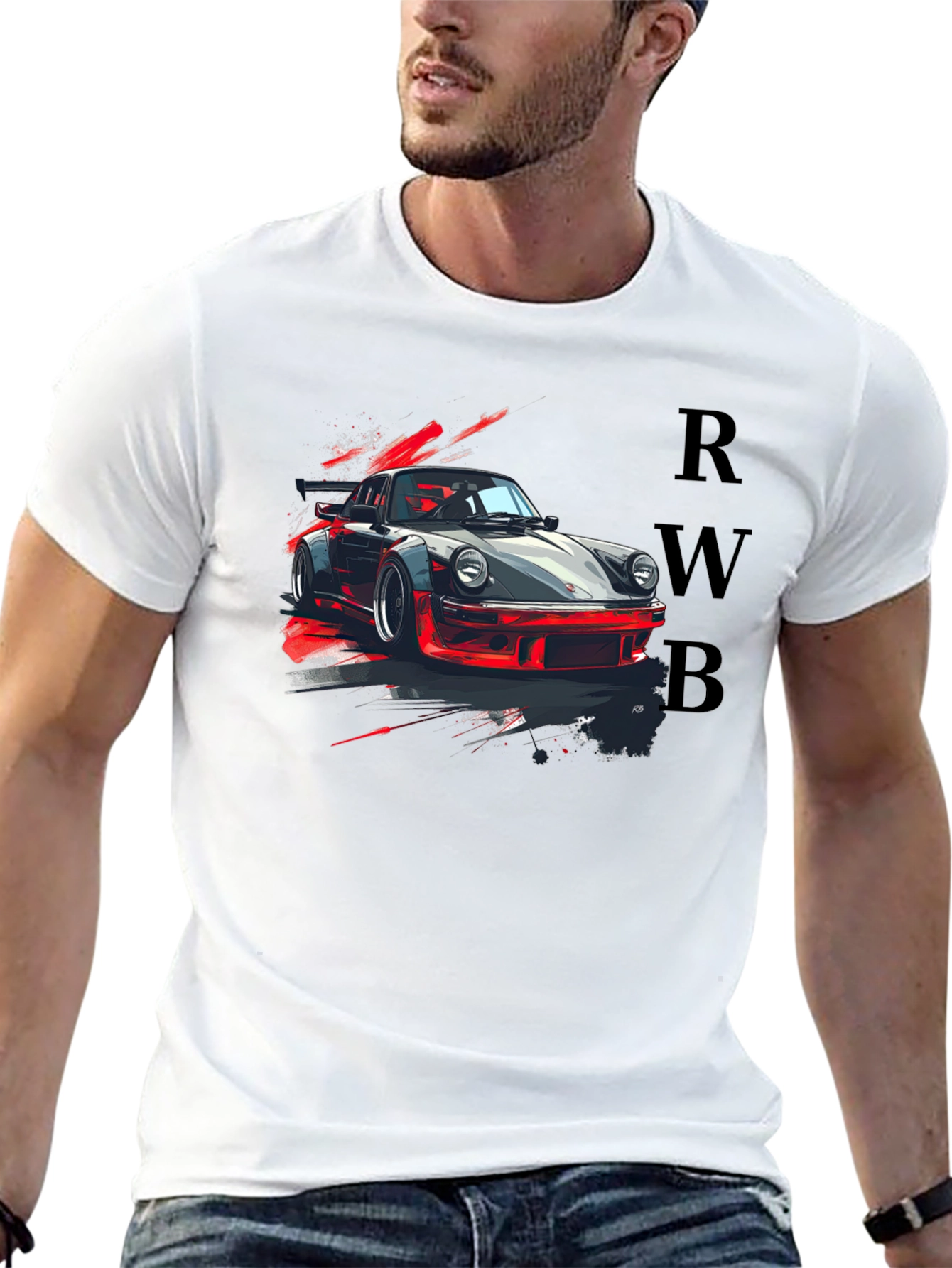 RWB Porsche T-Shirt - Classic Car Graphic Tee