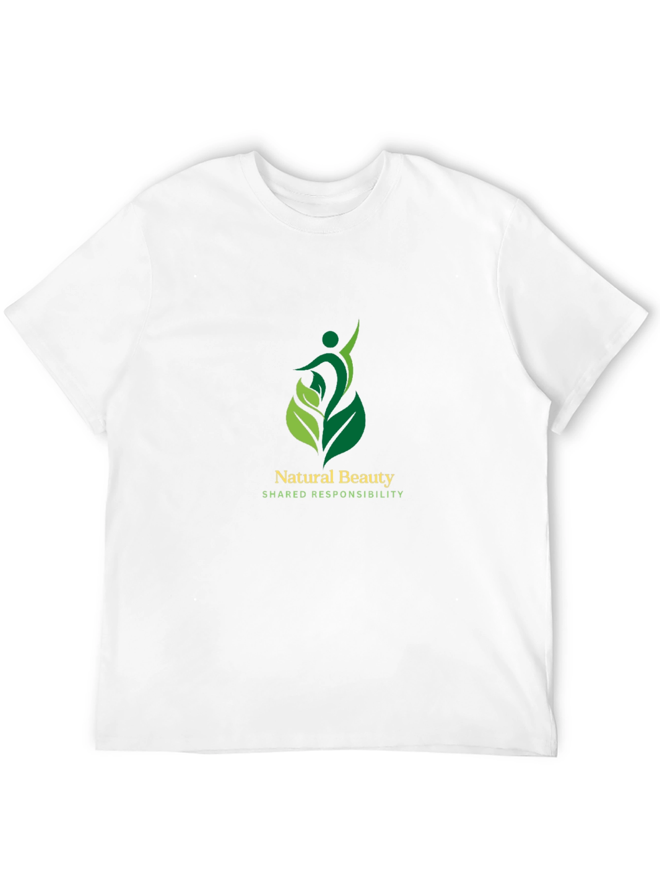 Nature Beauty Graphic Tee - Black