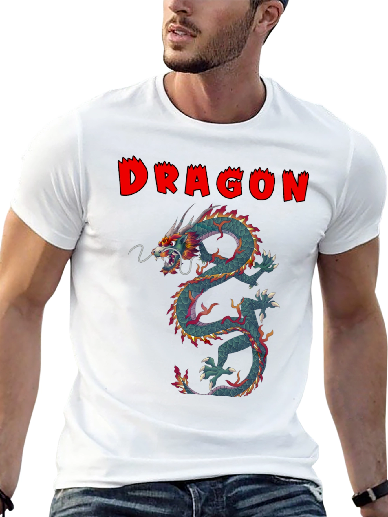 Dragon Graphic Tee - Cool Creature Design