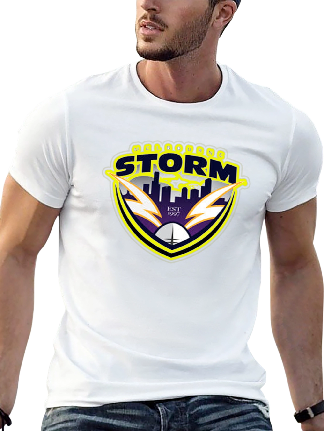 Melbourne Storm Black T-Shirt