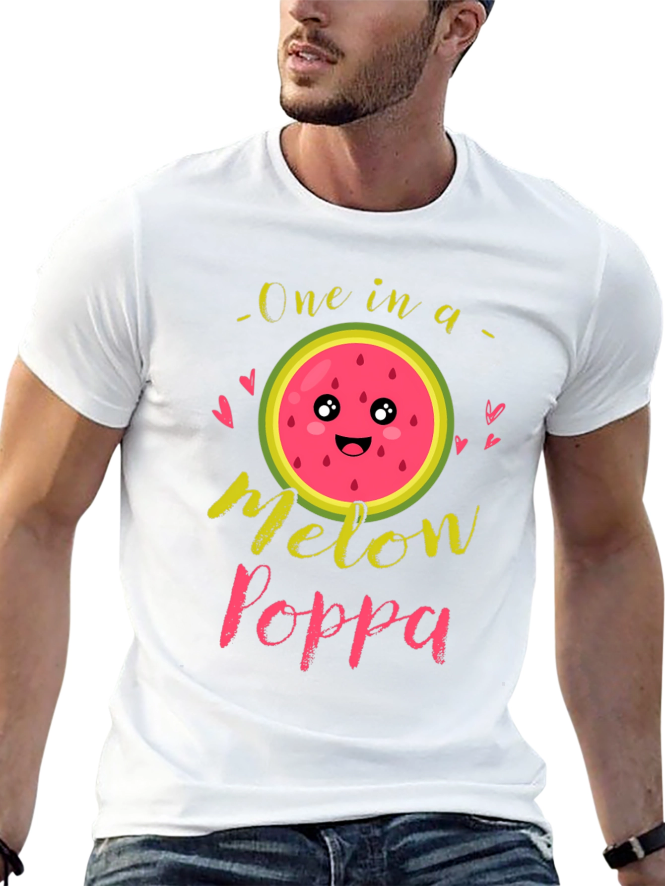 One in a Melon Poppa Black T-Shirt
