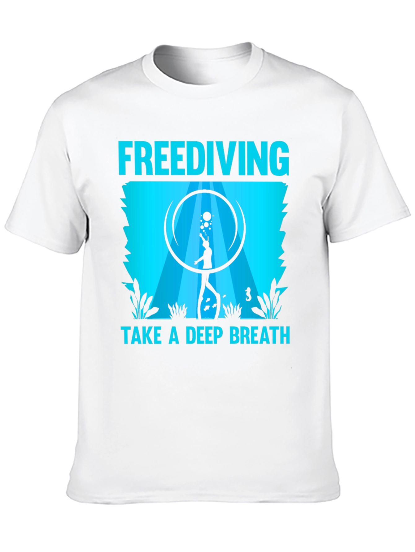 Freediving Take a Deep Breath Graphic T-Shirt