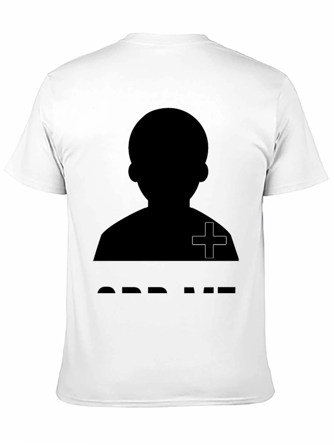Silhouette Graphic Tee - Black Crew Neck T-Shirt
