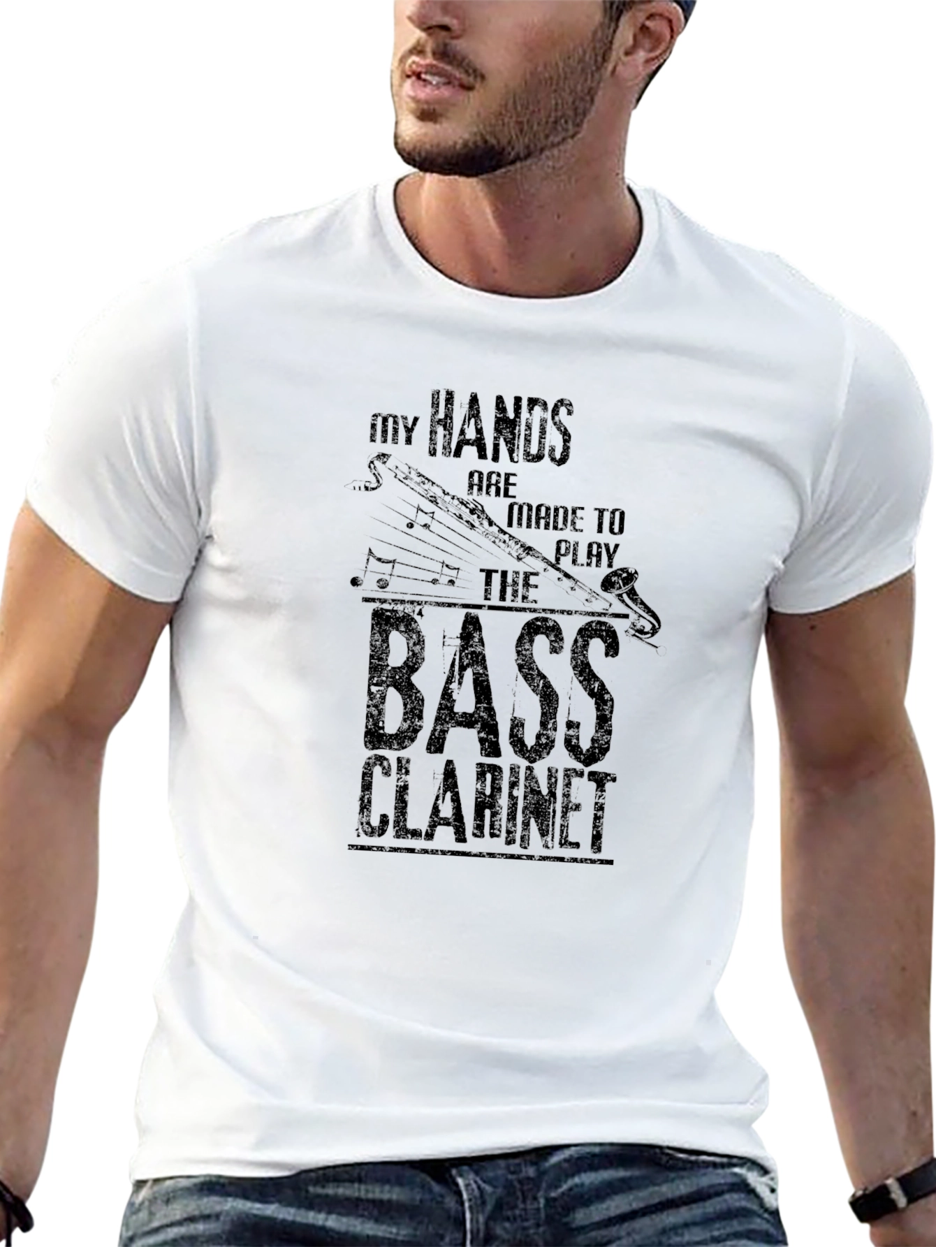 Bass Clarinet Player T-Shirt: Music Lover Tee