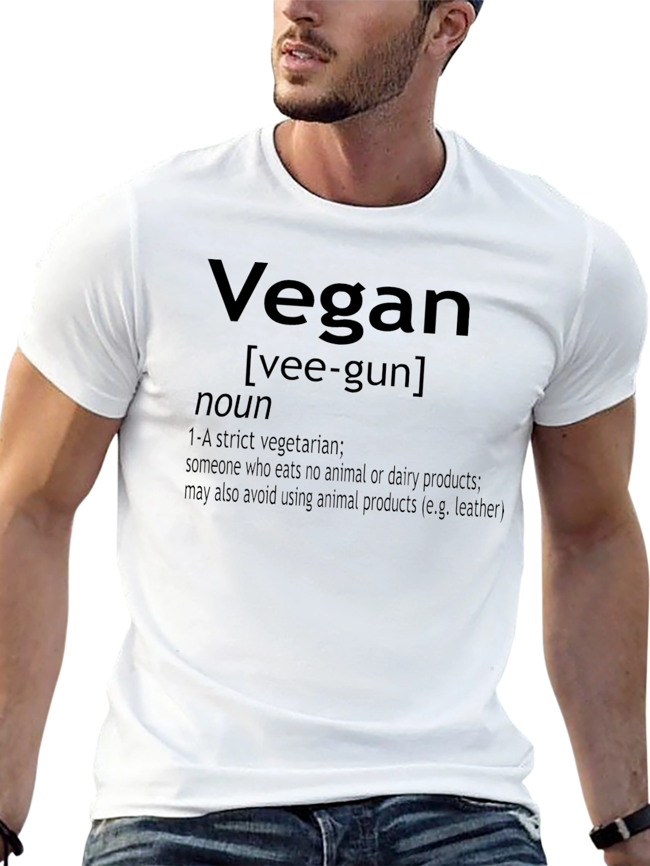 Vegan Definition Black T-Shirt