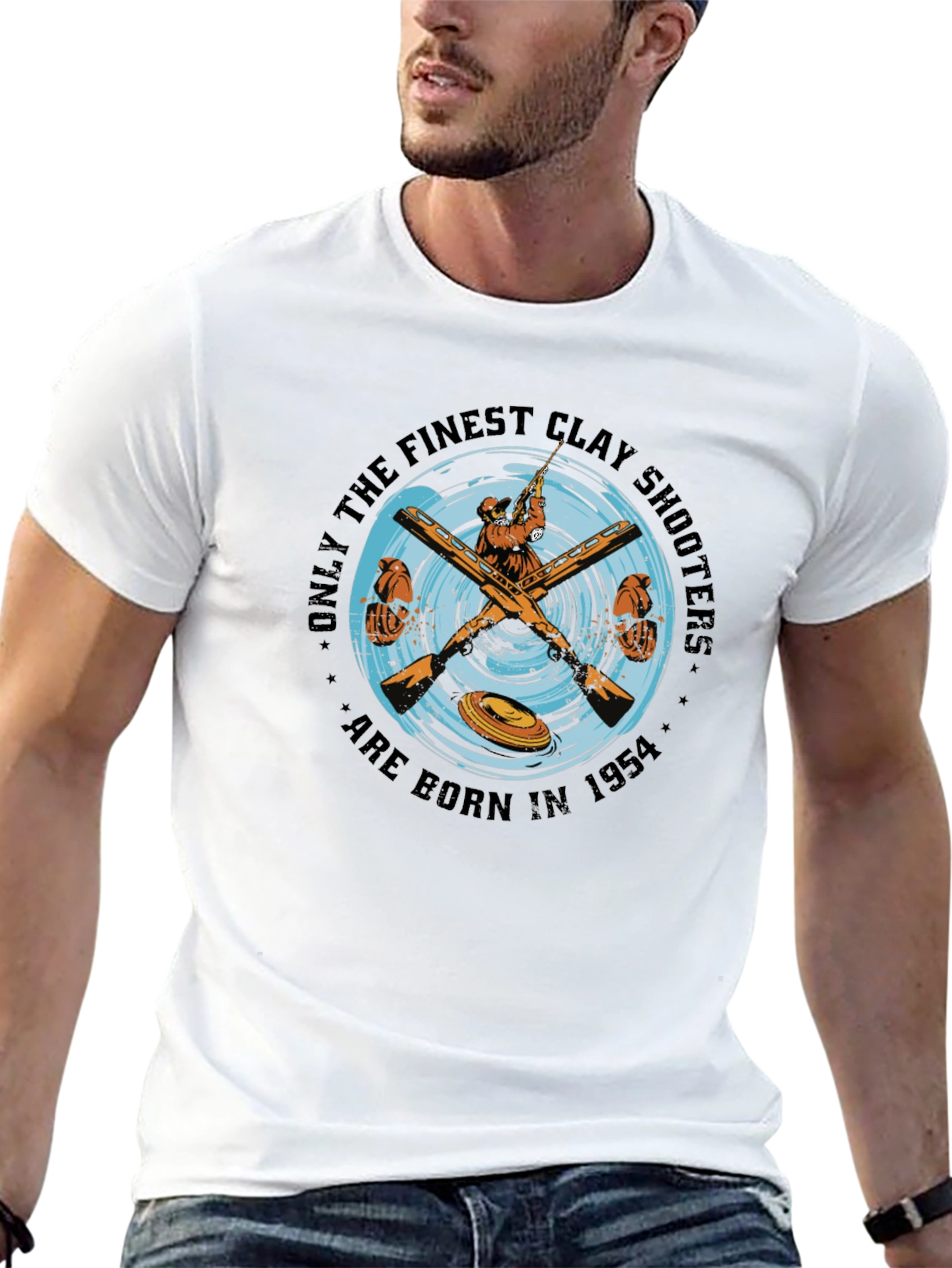 Finest Clay Shooters 1954 Black Graphic T-Shirt