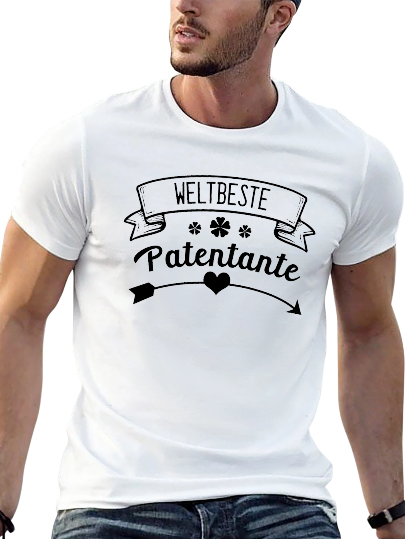 Weltbeste Patentante Black T-Shirt