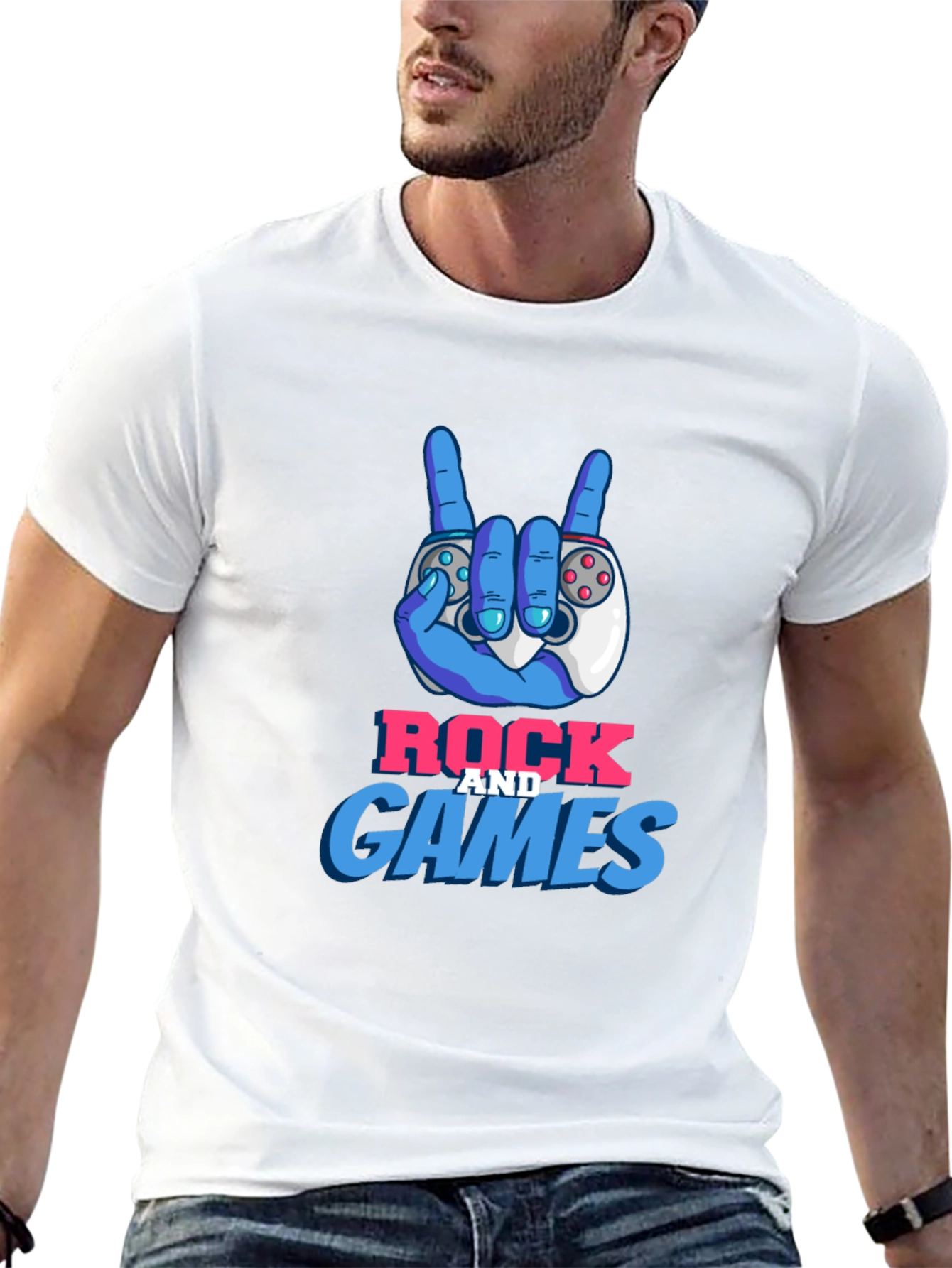 Rock and Games T-Shirt - Gamer Fashion Tee