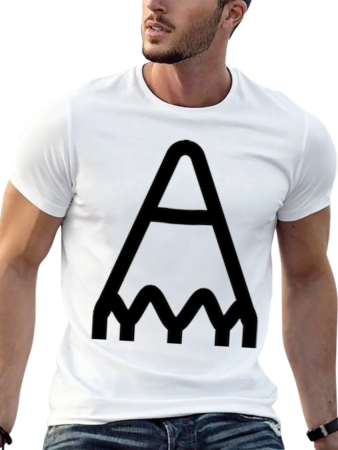 Minimalist Symbol T-Shirt - Modern Graphic Tee