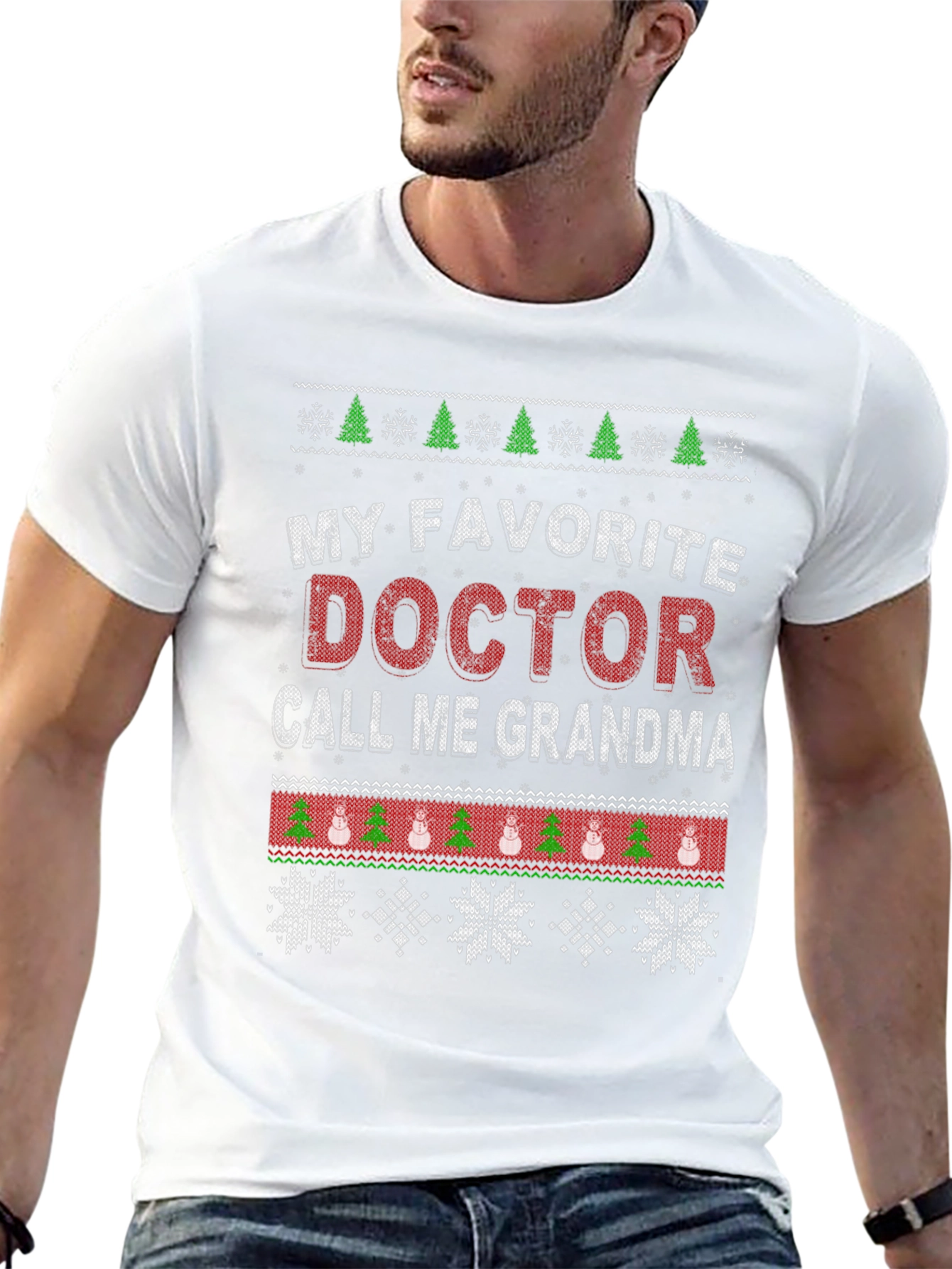 My Favorite Doctor Grandma Knit Pattern Tee