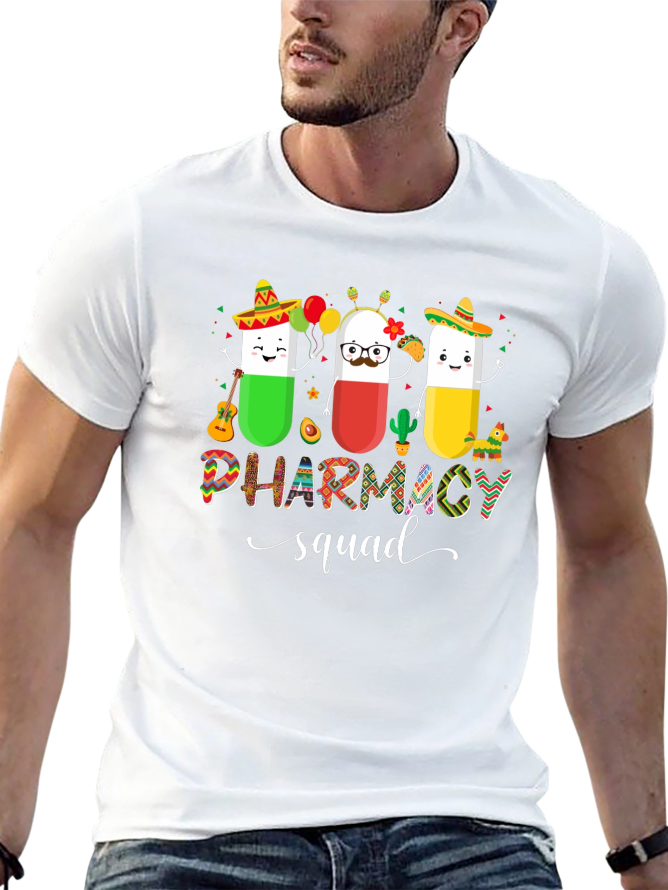 Pharmacy Squad Fiesta T-Shirt Cinco De Mayo