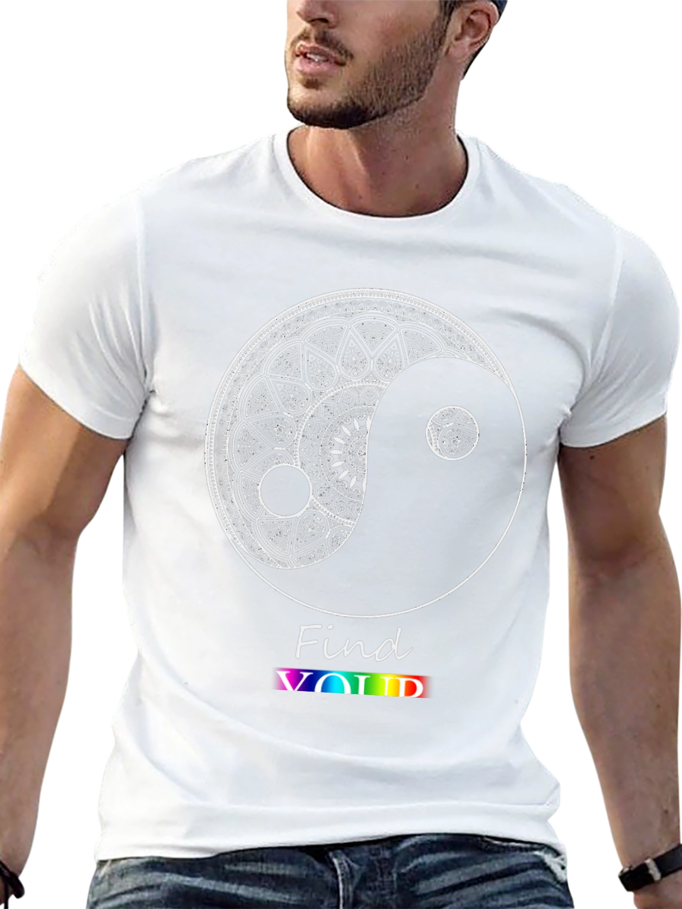 Yin Yang Mandala Graphic Tee - Find Your Void