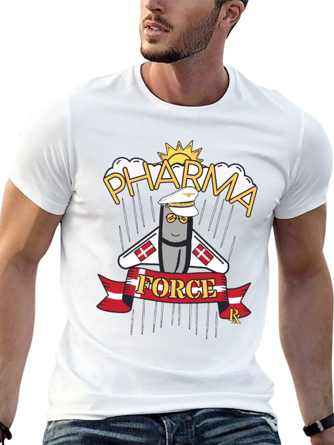 Pharma Force Graphic Tee - Funny Novelty T-Shirt