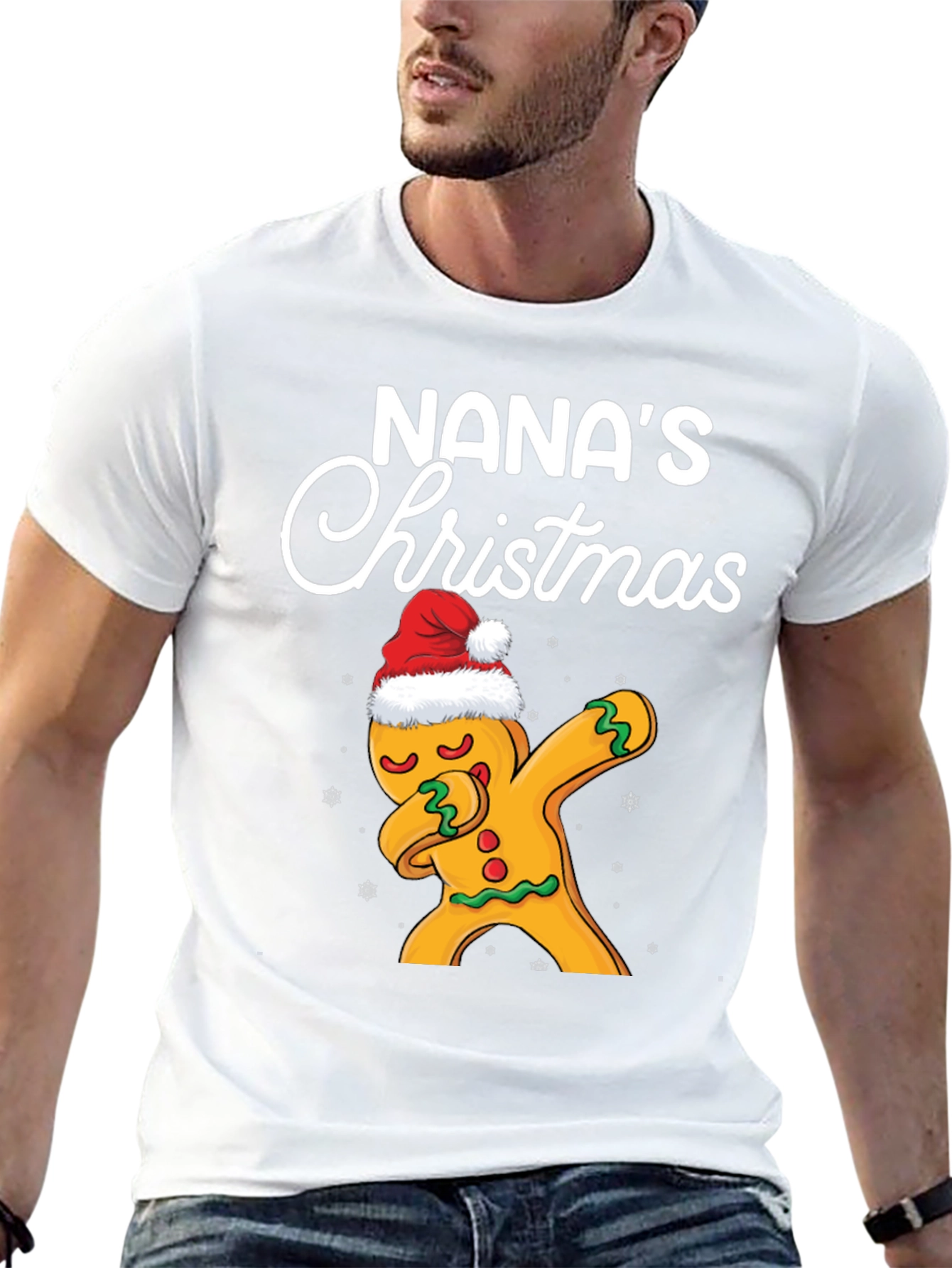 Nanas Christmas Gingerbread Dab T-Shirt