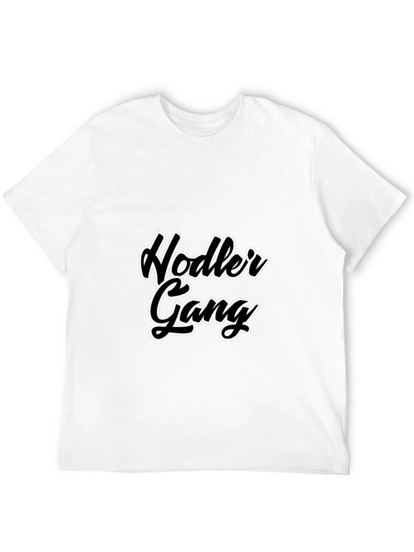 Hodler Gang Black Cotton Tee