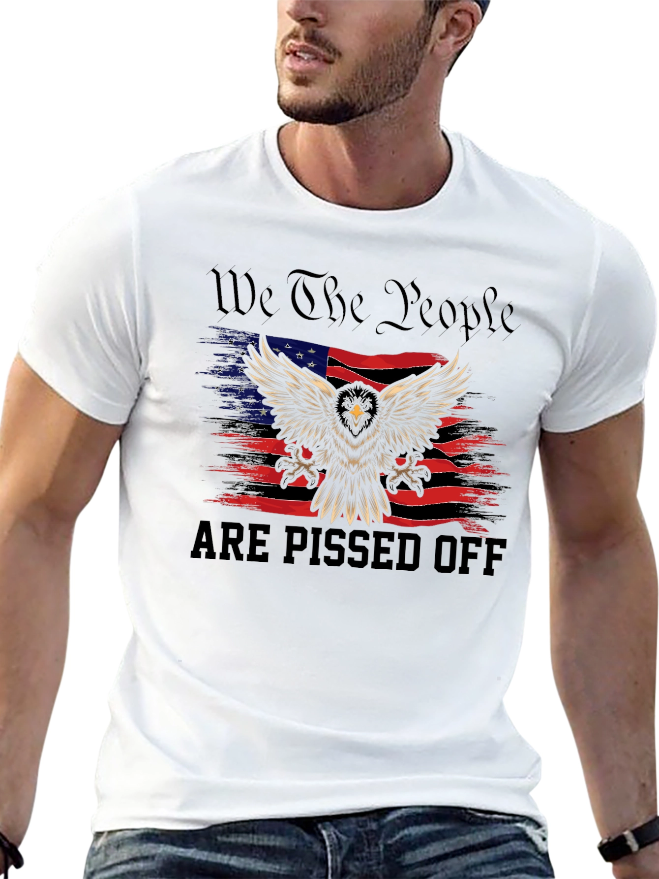 We The People Eagle Graphic T-Shirt