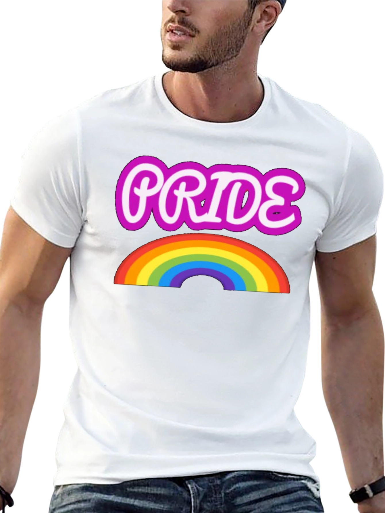Pride Rainbow Graphic T-Shirt