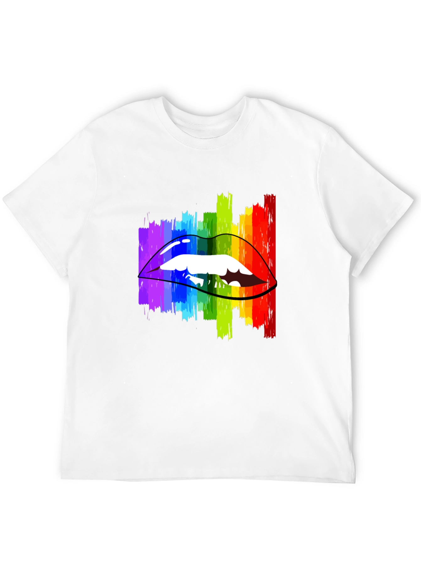 Rainbow Lips Graphic Tee