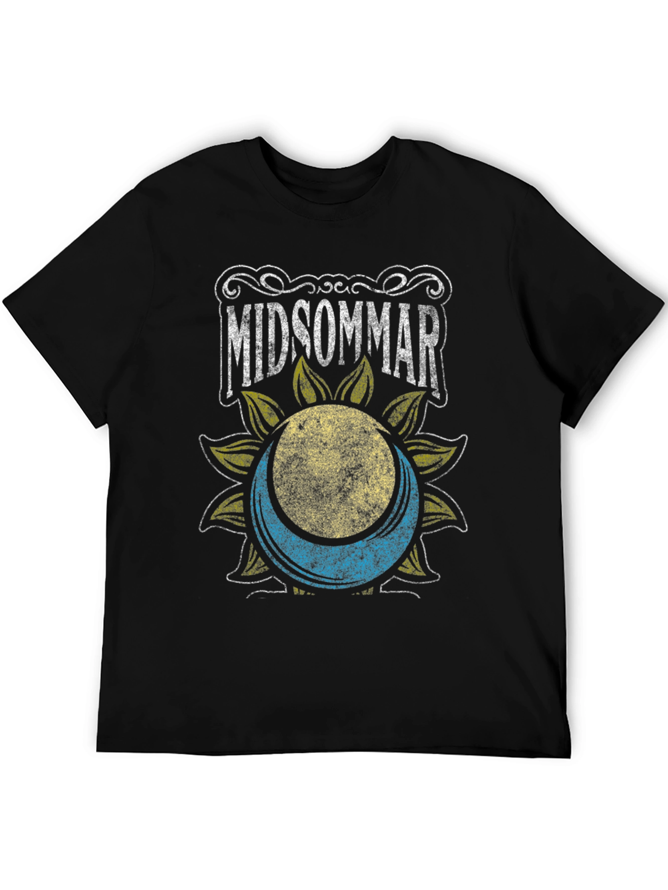 Midsommar Graphic T-Shirt - Black Cotton Tee