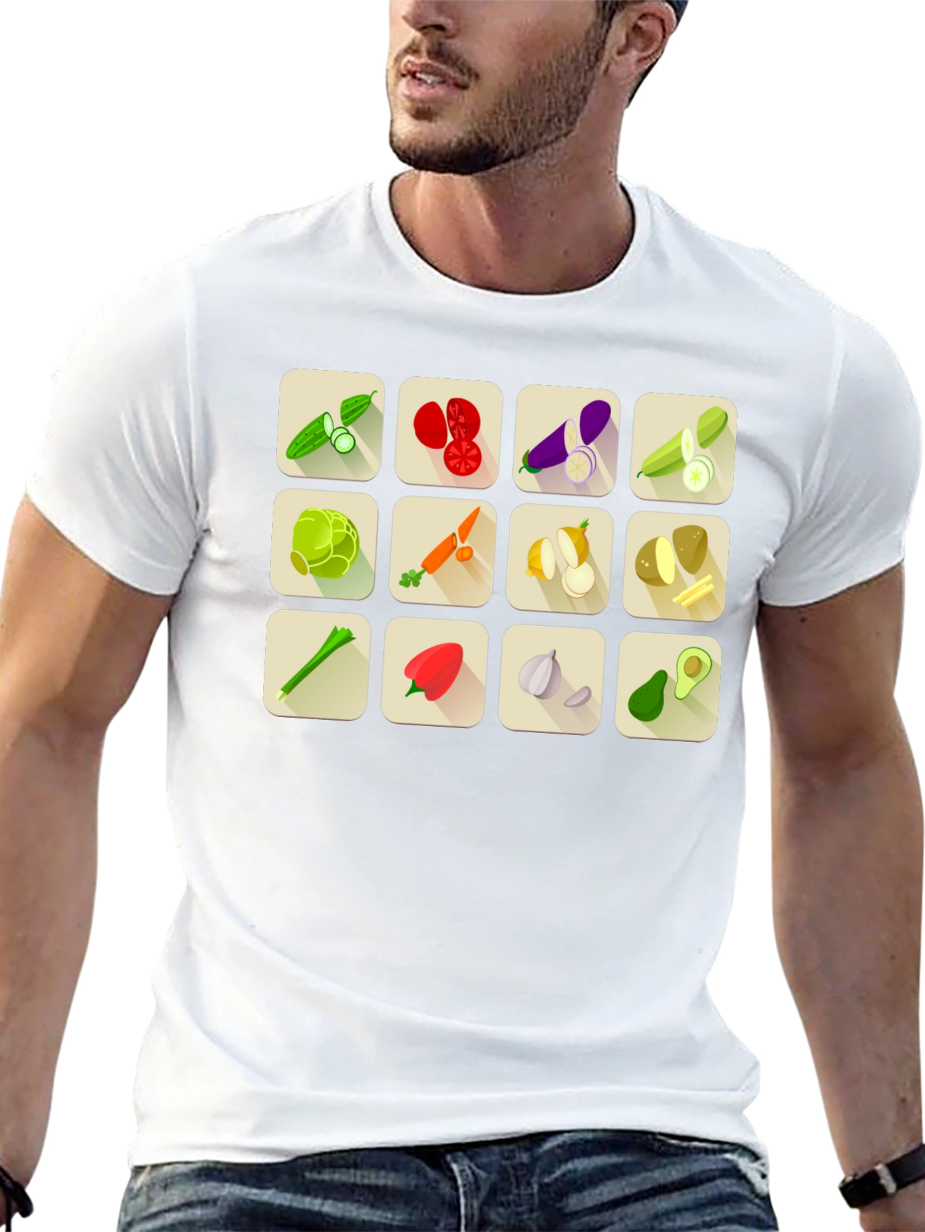 Vegetable T-Shirt - Fresh Food Design