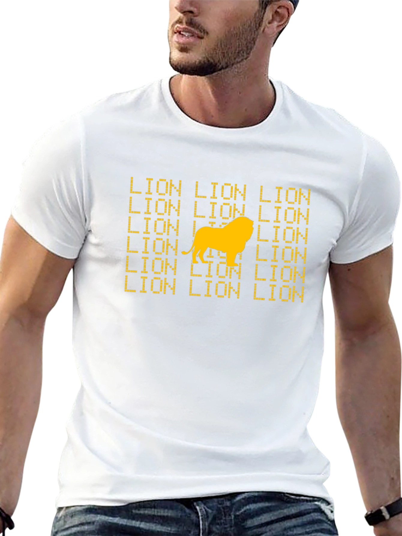 Lion Graphic Tee - Bold & Unique Design