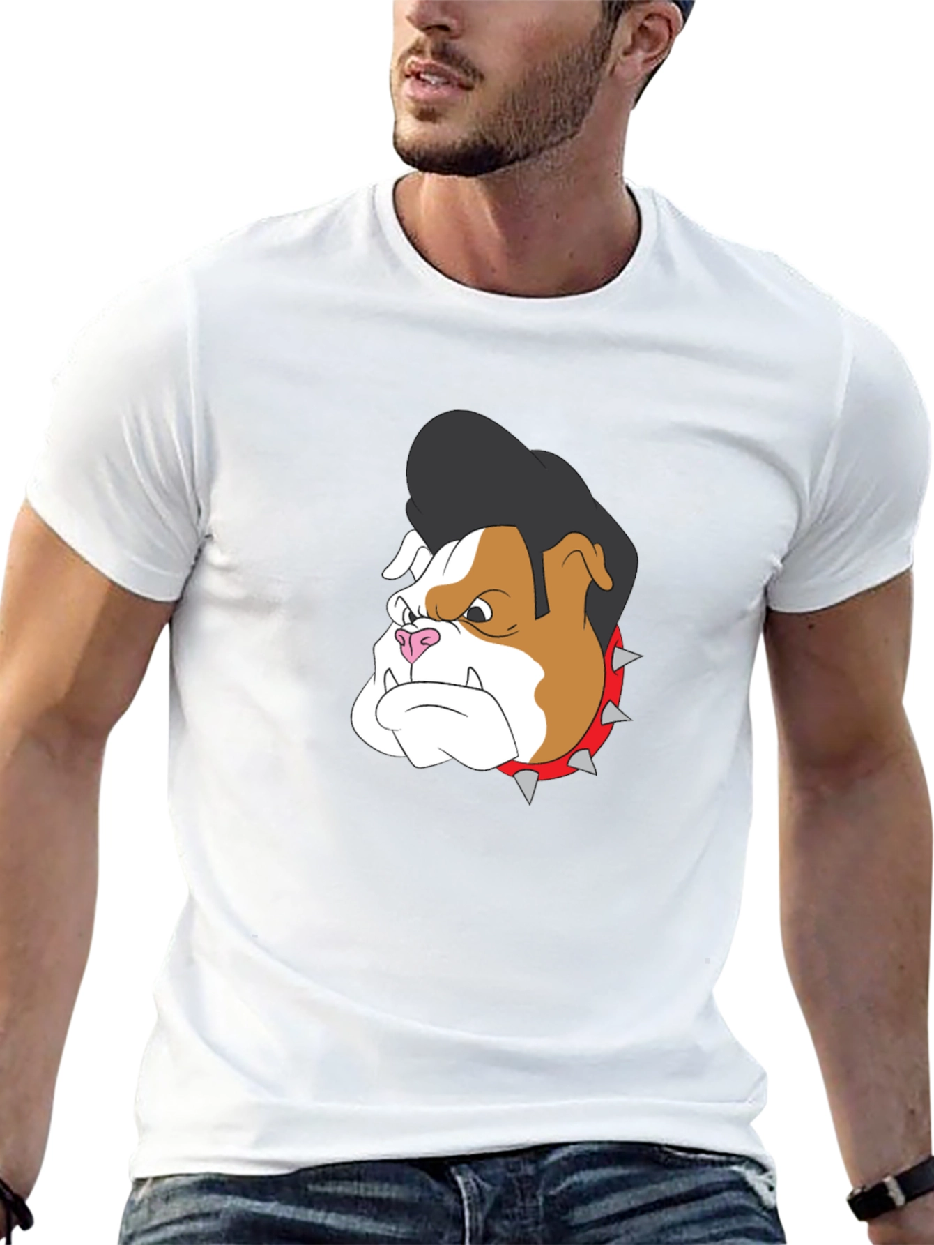 Cool Bulldog Graphic T-Shirt