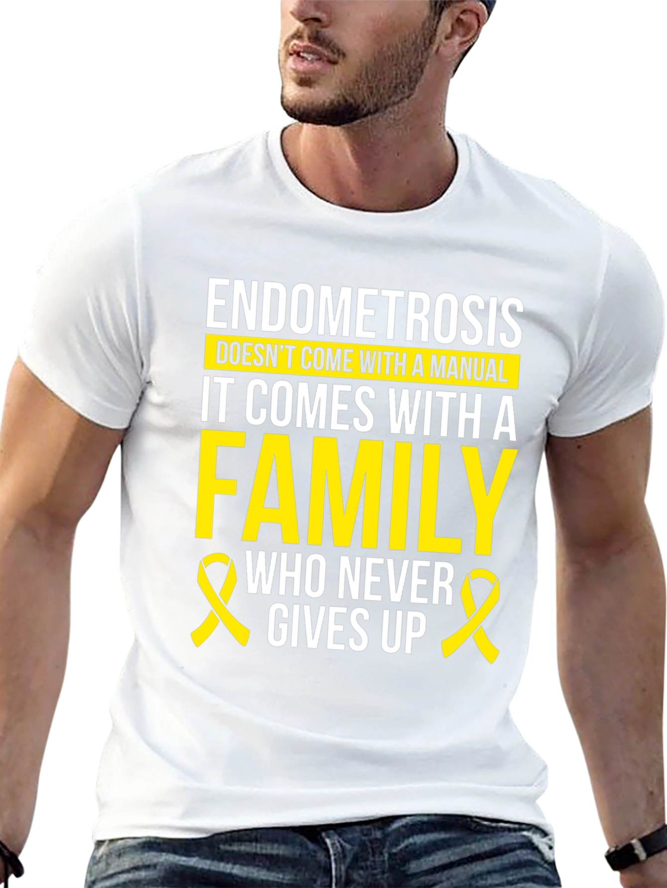 Endometriosis Family Support Awareness T-Shirt