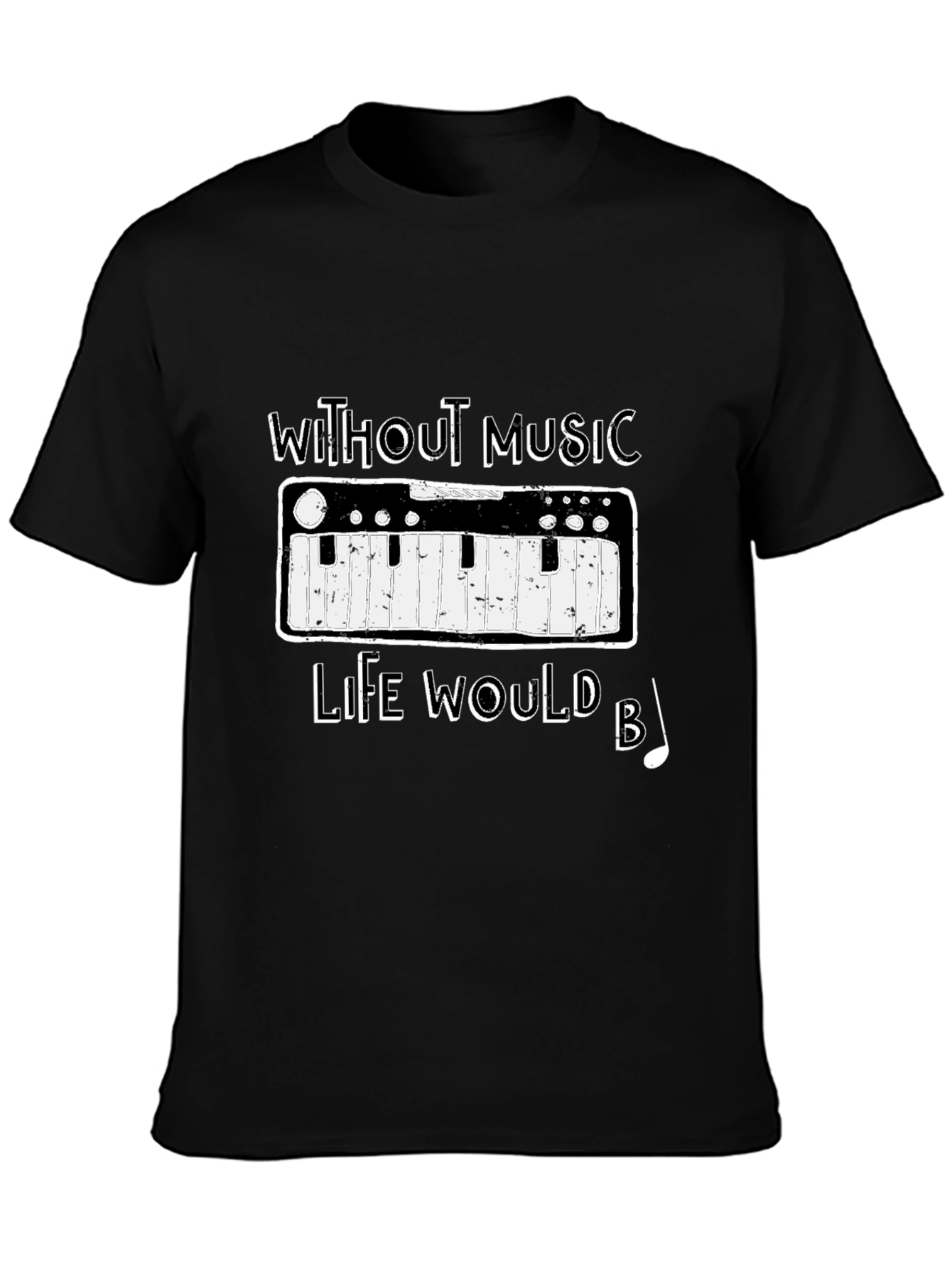 Music Lover Tee - Life Without Music T-Shirt