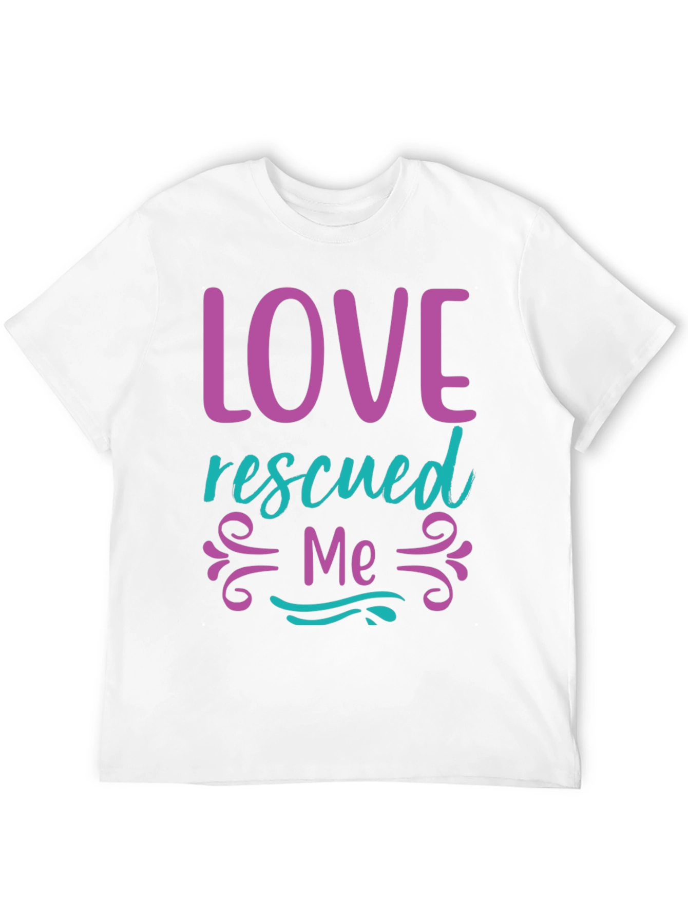 Love Rescued Me Graphic T-Shirt