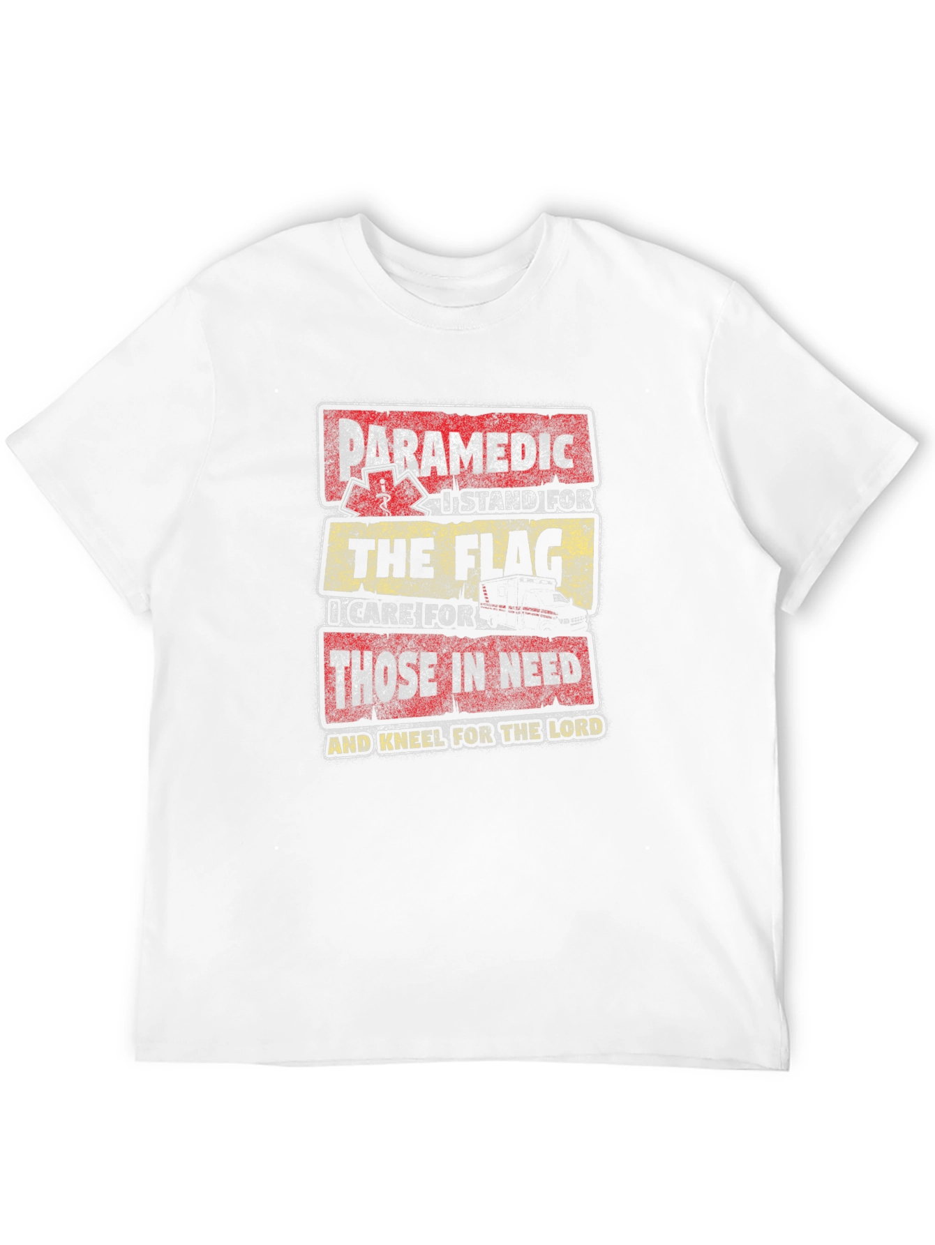 Paramedic Patriotic Graphic T-Shirt
