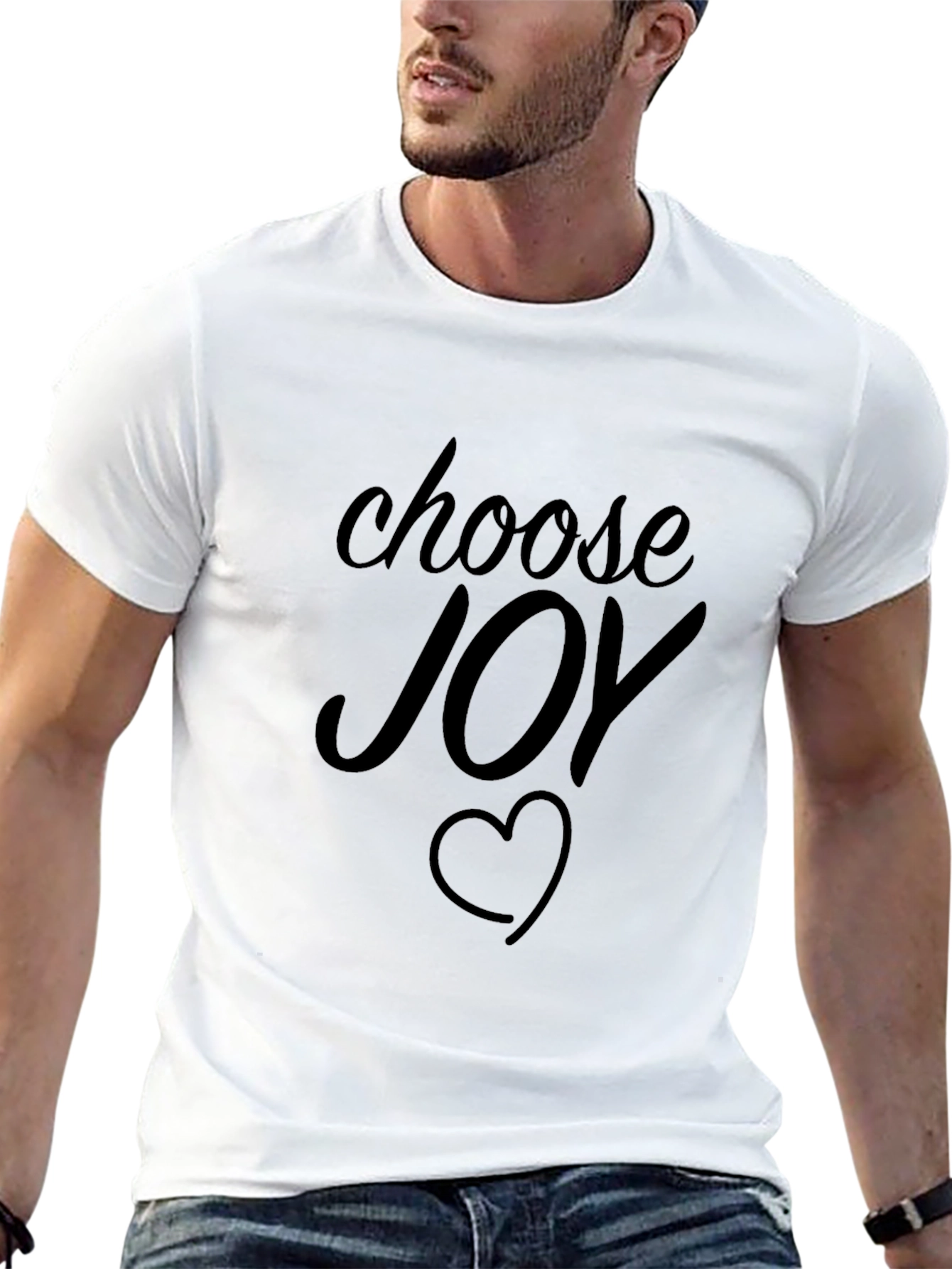 Choose Joy Graphic Tee - Black T-Shirt