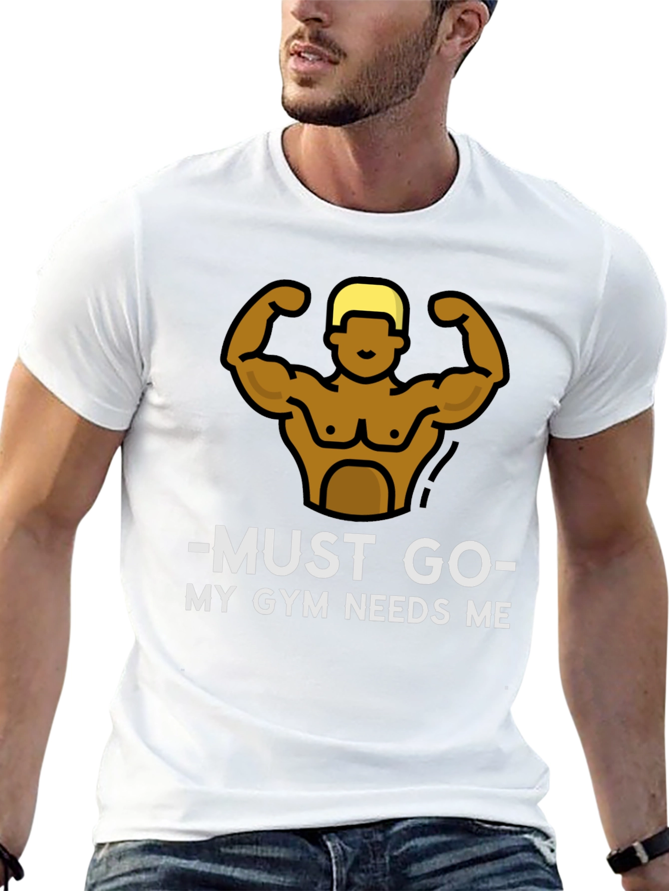 Gym Needs Me Black T-Shirt