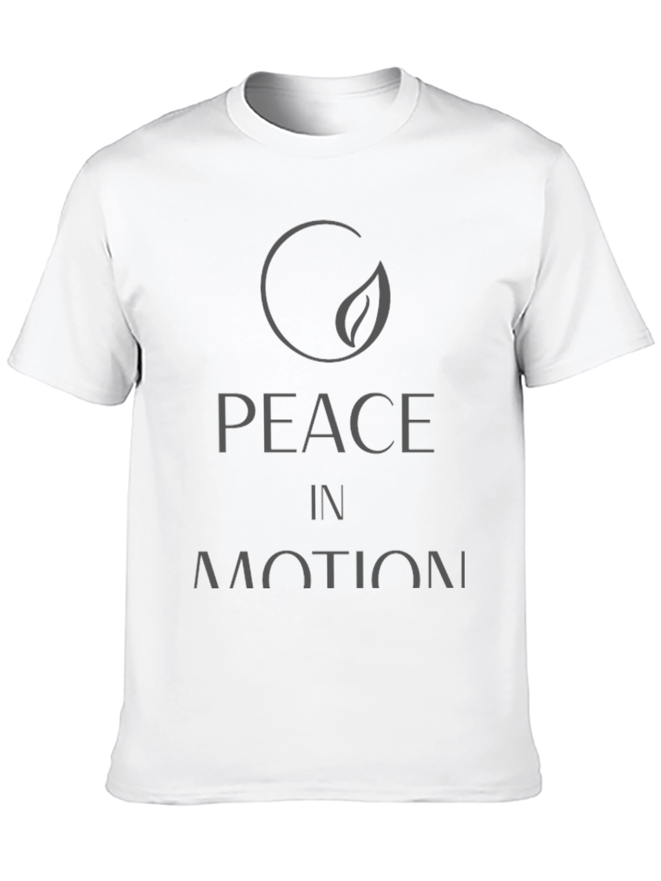 Peace In Motion Black Graphic Tee
