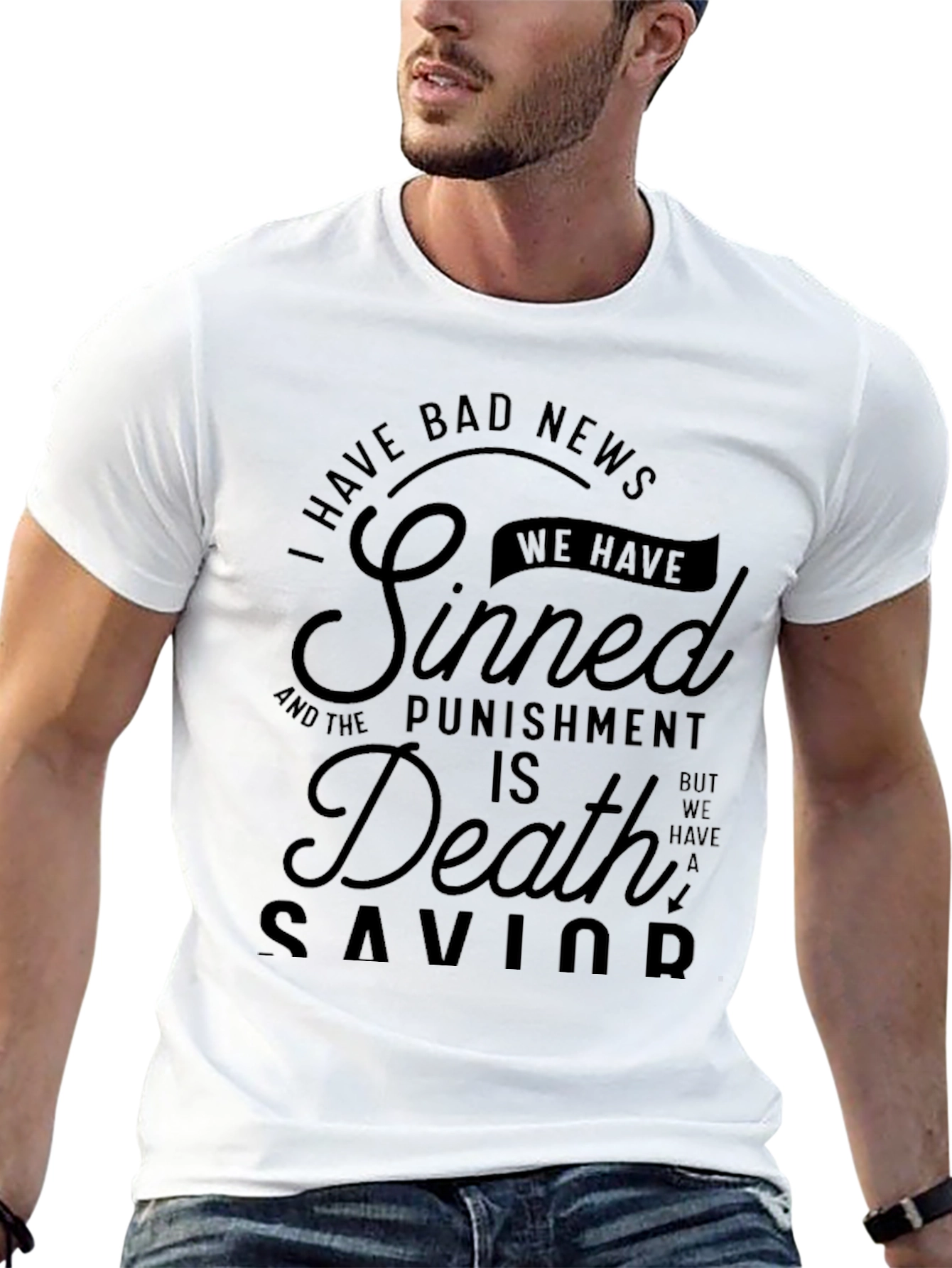 Bad News Sinners Graphic Tee