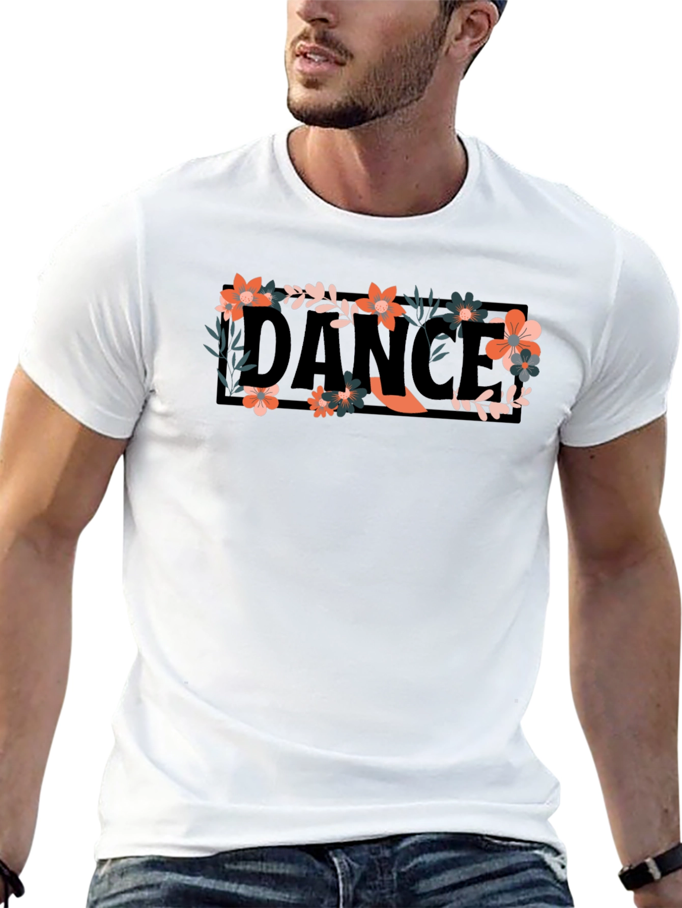 Floral Dance T-Shirt - Stylish Graphic Tee
