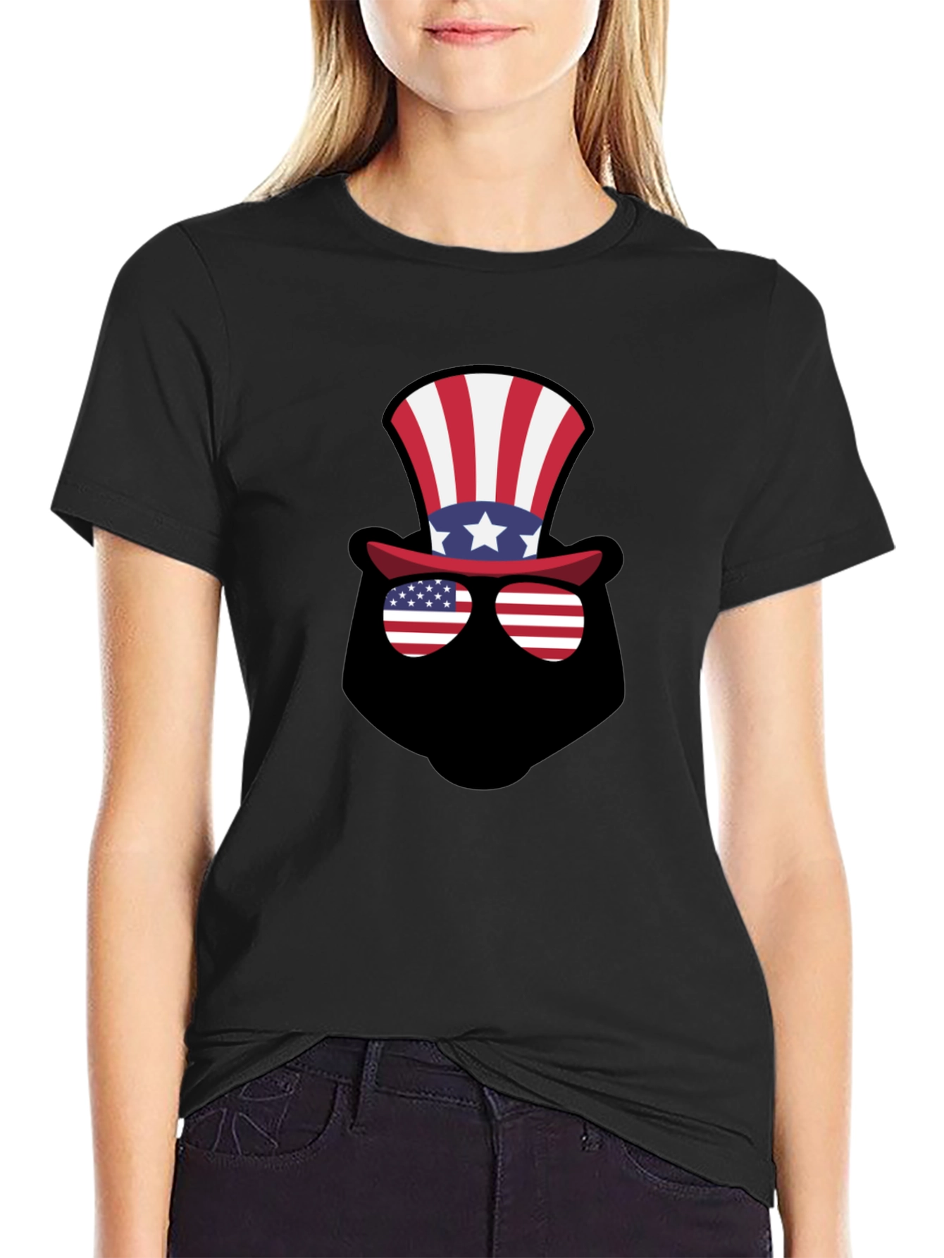 Patriotic Bear Graphic Tee