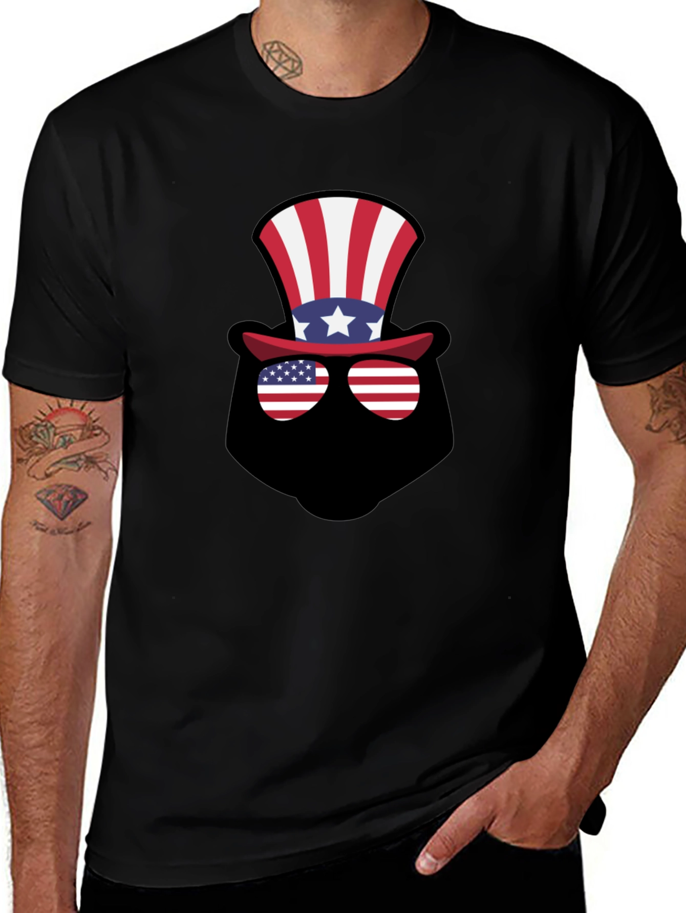 Patriotic Bear Graphic Tee
