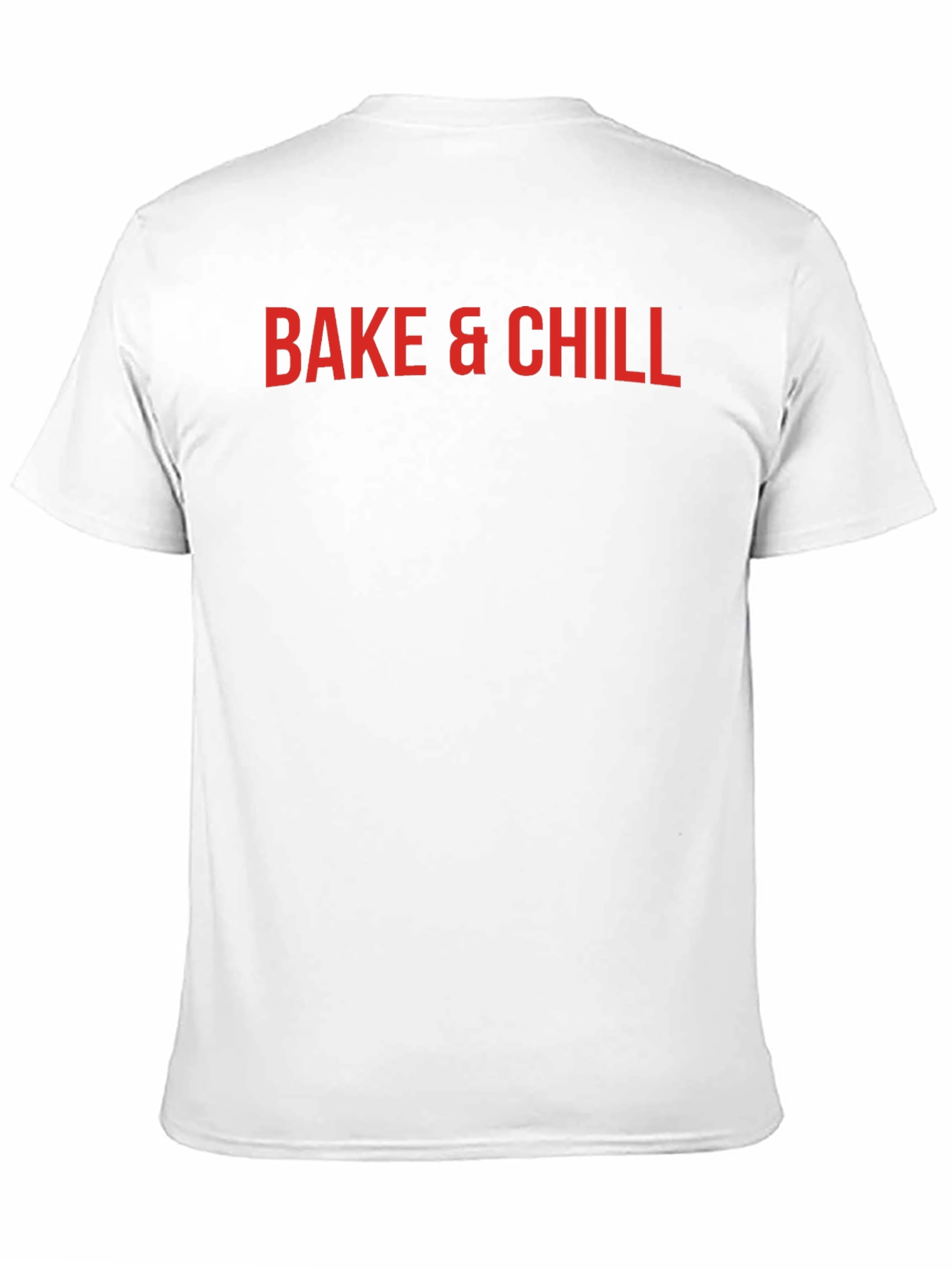 Bake & Chill Graphic Tee - Black Casual T-Shirt