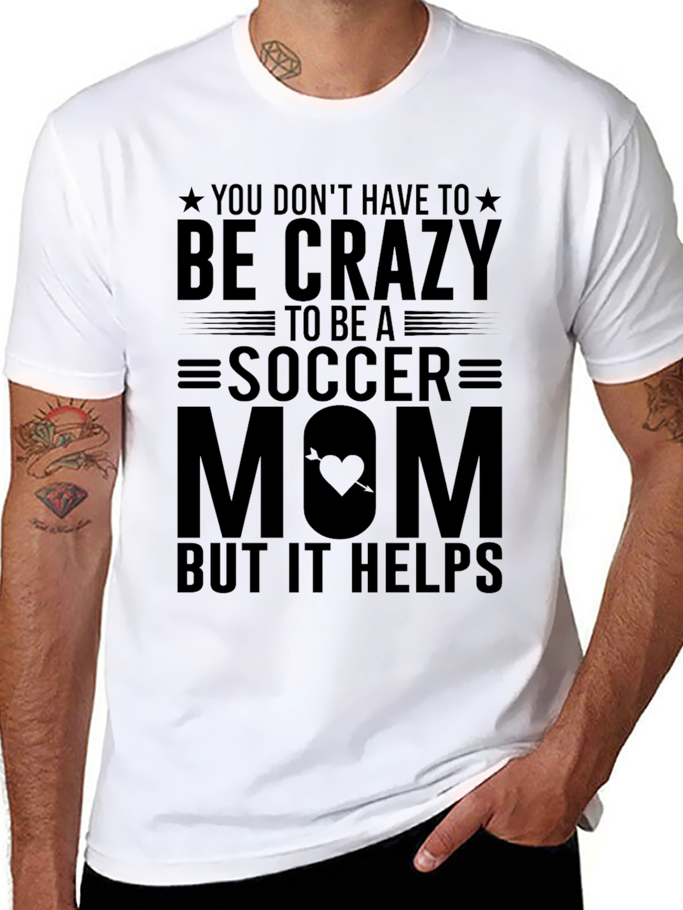 Crazy Soccer Mom Graphic Tee - Soft & Comfy