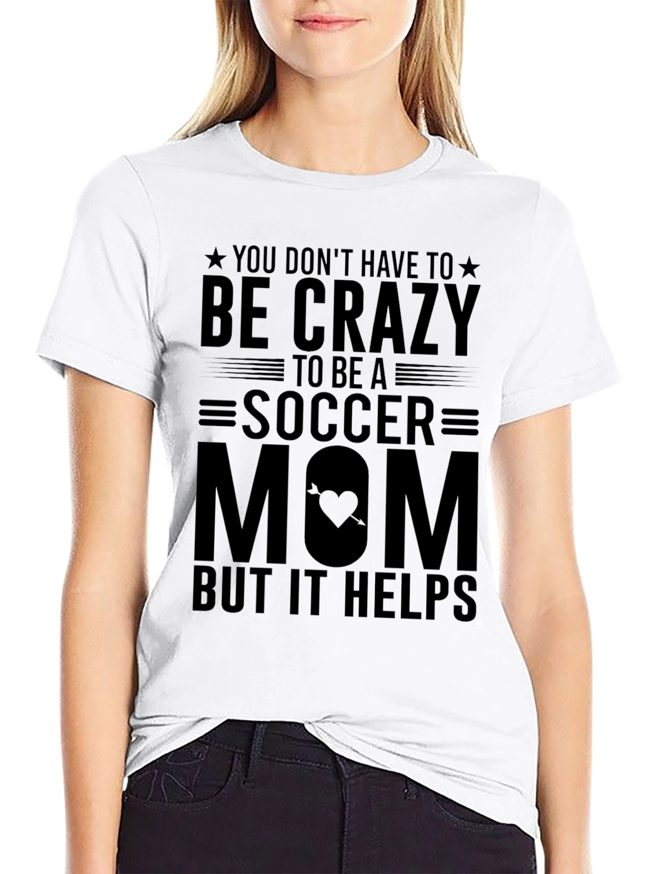 Crazy Soccer Mom Graphic Tee - Soft & Comfy