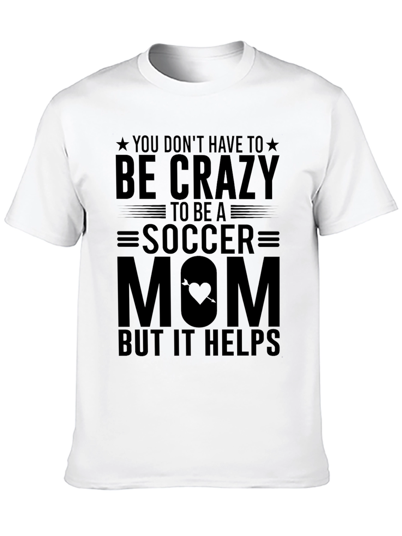 Crazy Soccer Mom Graphic Tee - Soft & Comfy