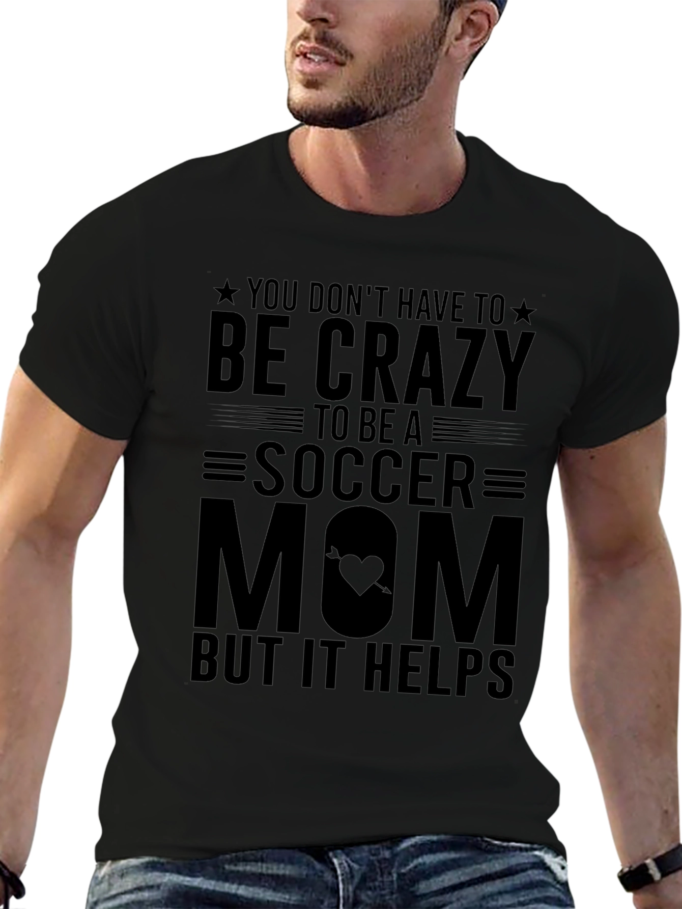 Crazy Soccer Mom Graphic Tee - Soft & Comfy