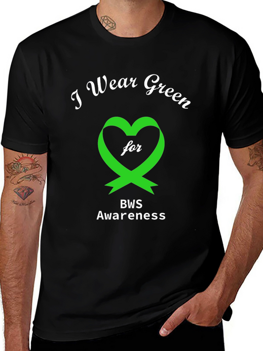 BWS Awareness T-Shirt - Green Heart Ribbon