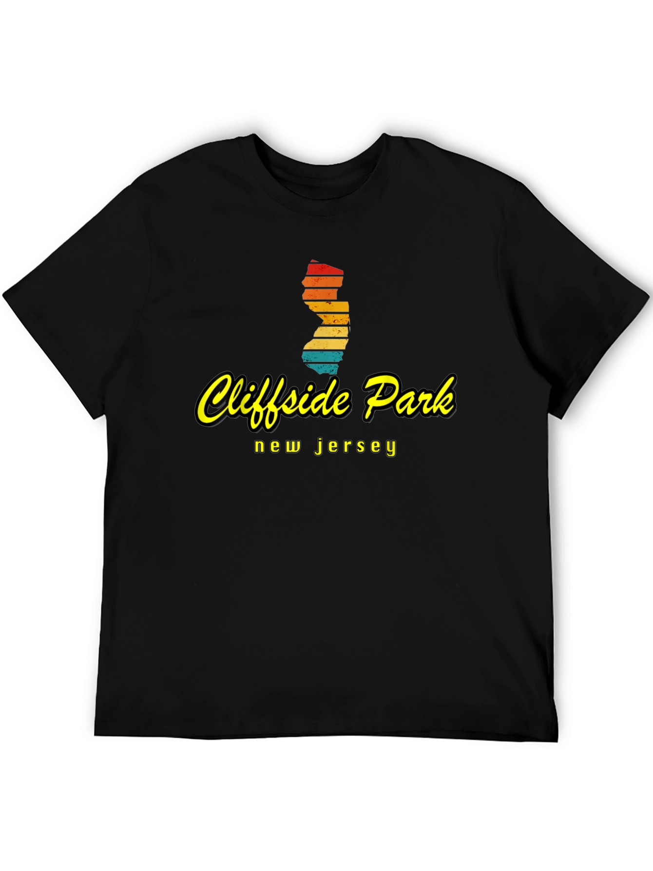 Cliffside Park NJ Retro Graphic T-Shirt