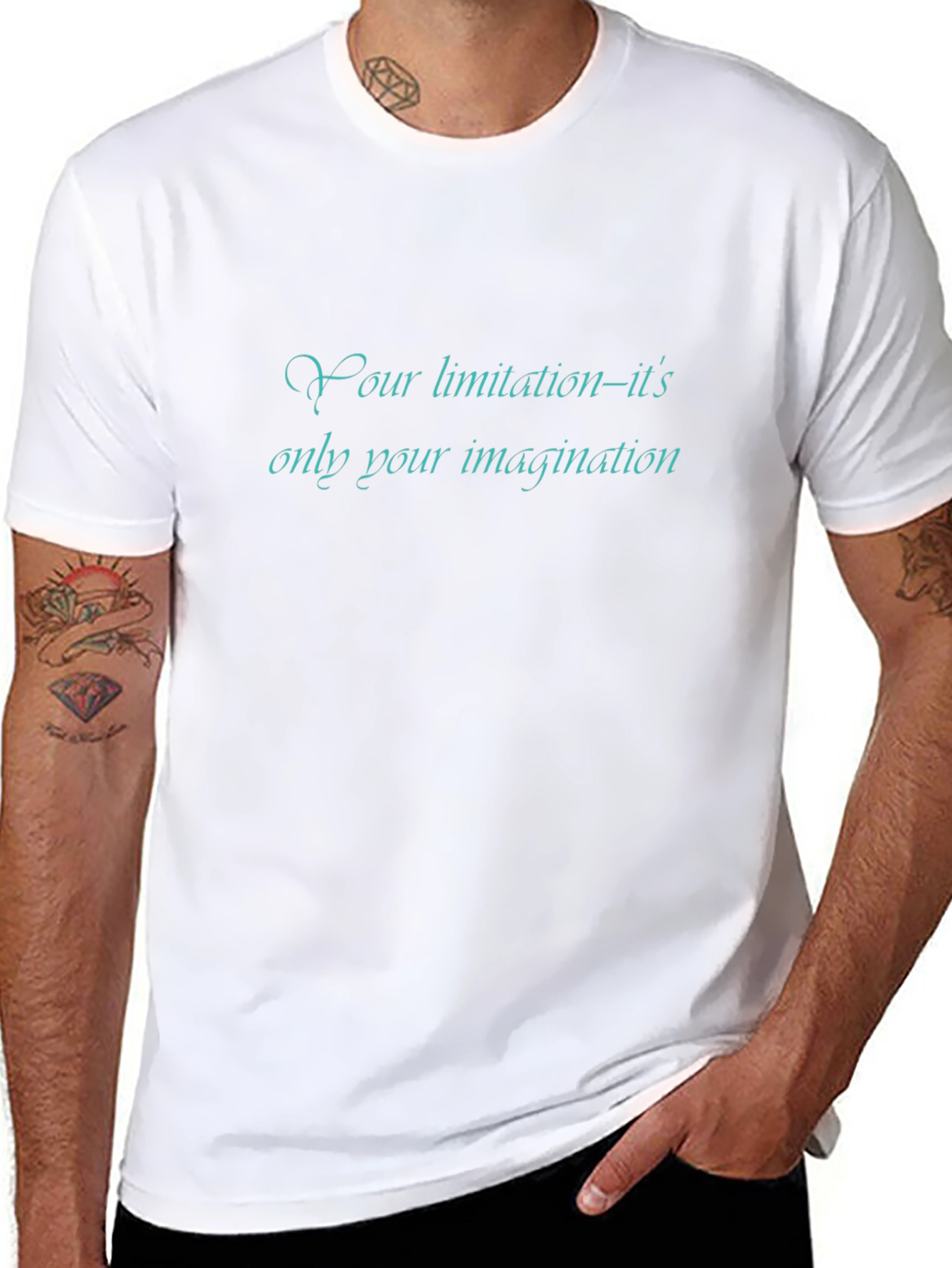 Inspirational Quote Black T-Shirt