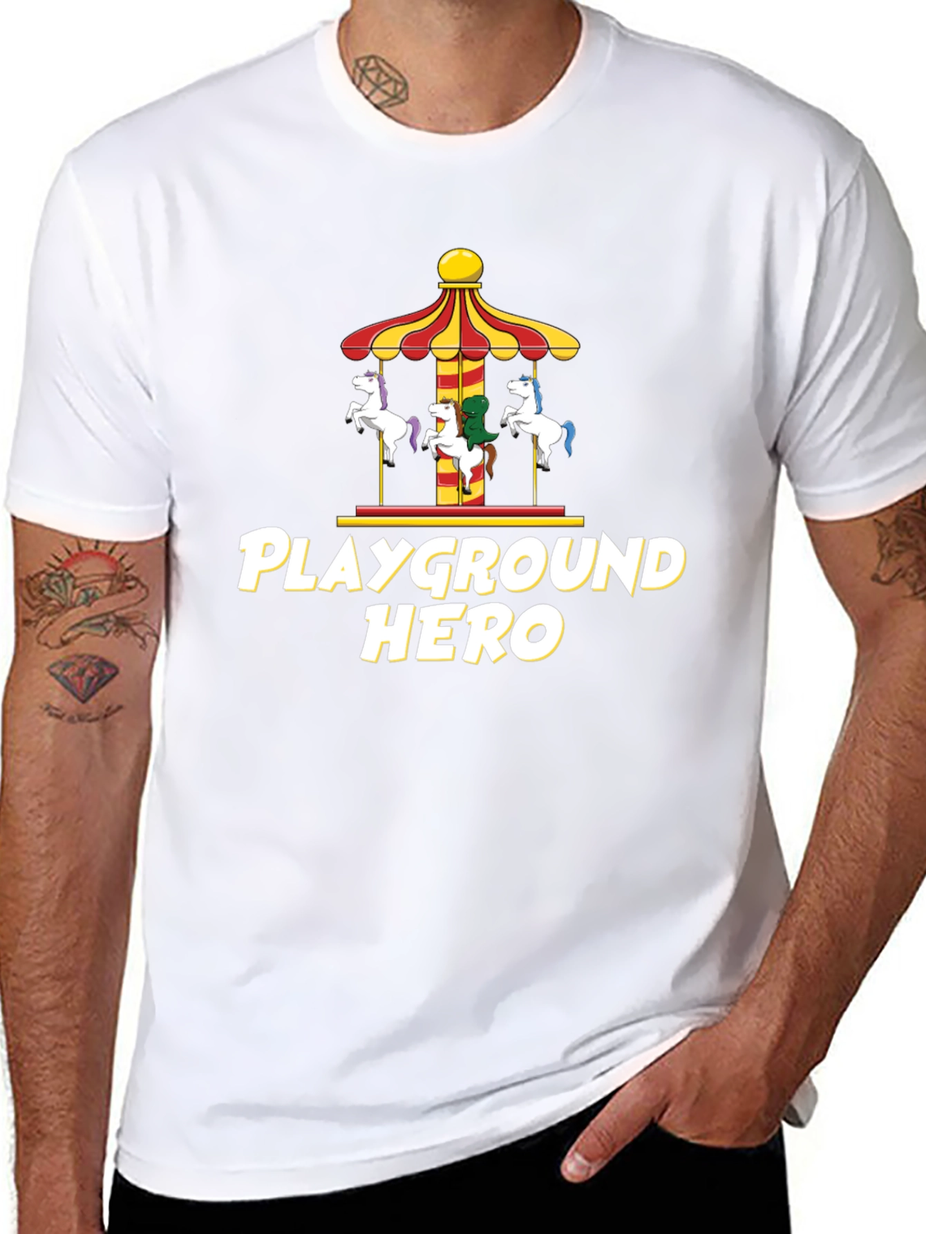 Playground Hero Carousel Graphic Tee