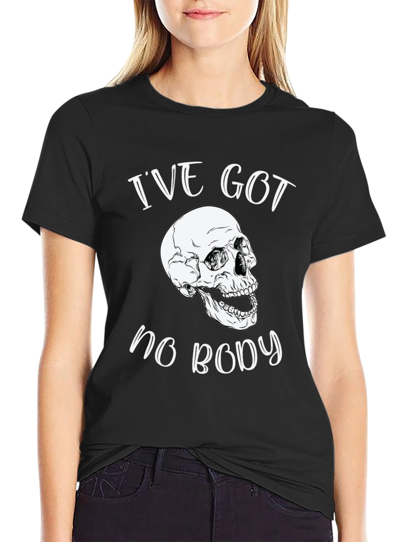 Ive Got No Body Skull Graphic Tee